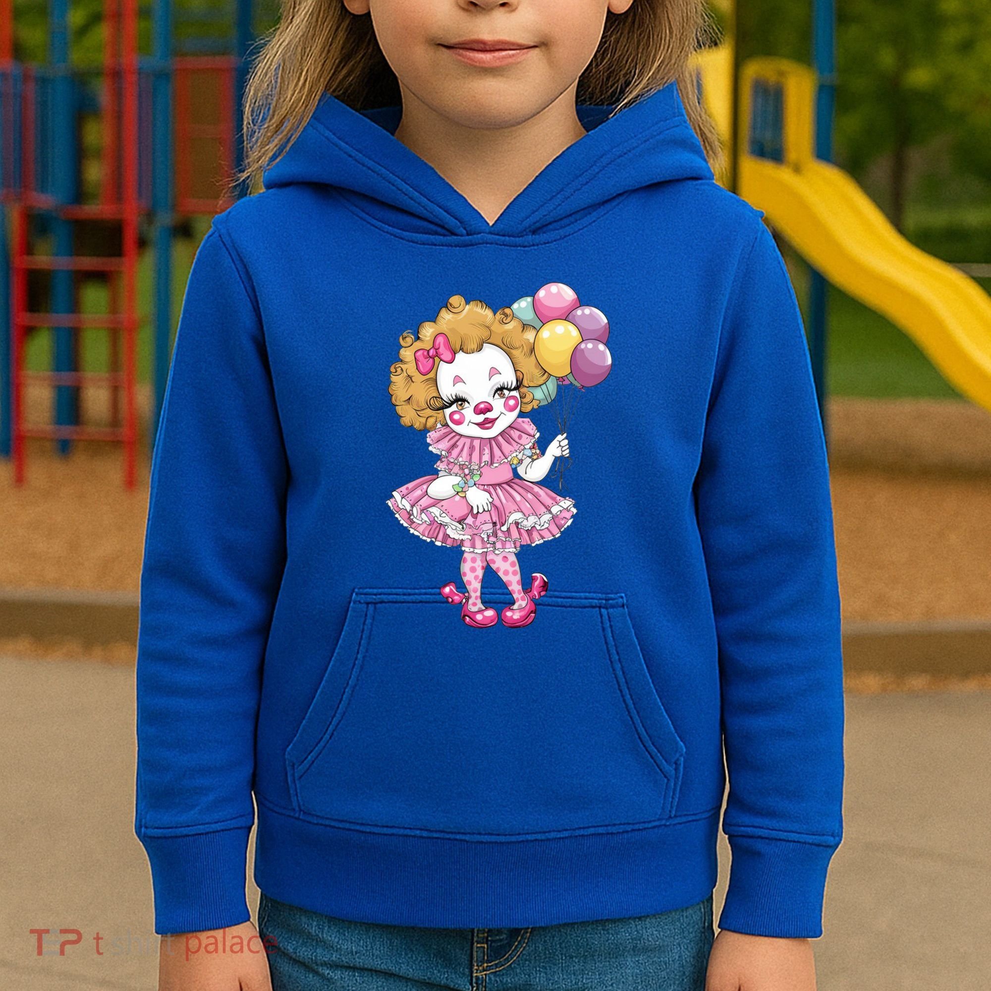 Cute Clowncore Coquette Aesthetic Clown Gift Kids Hoodie
