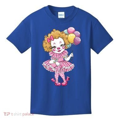 Cute Clowncore Coquette Aesthetic Clown Gift Kids T-Shirt