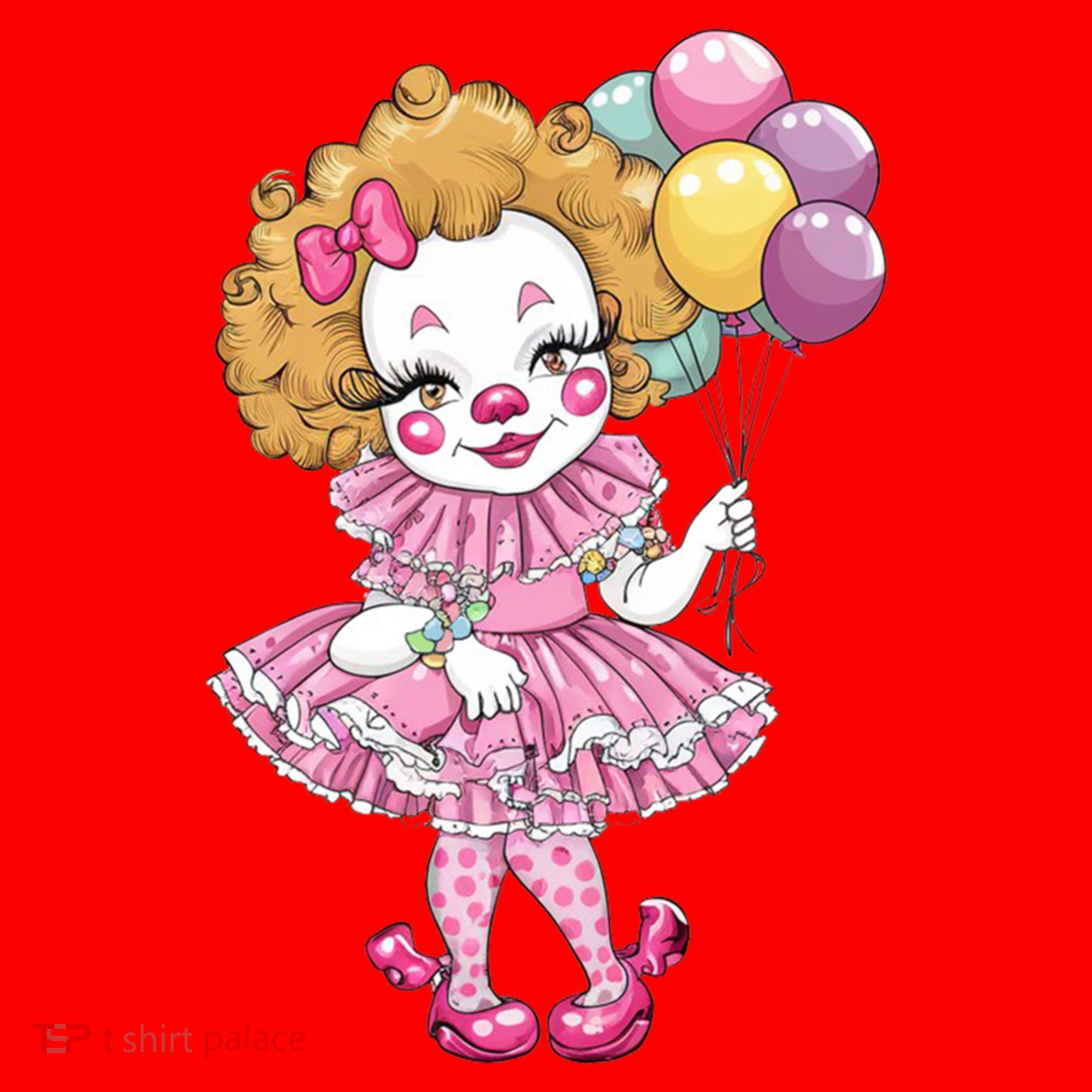 Cute Clowncore Coquette Aesthetic Clown Gift Santa Hat