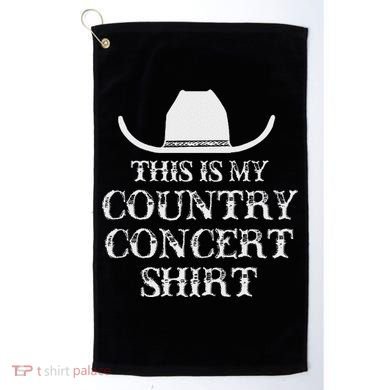 Country Concert Golf Towel