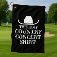 Country Concert Golf Towel thumb 1