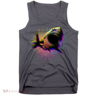 Cool Colorful CMYK Paint Spatter Shark Tank Top