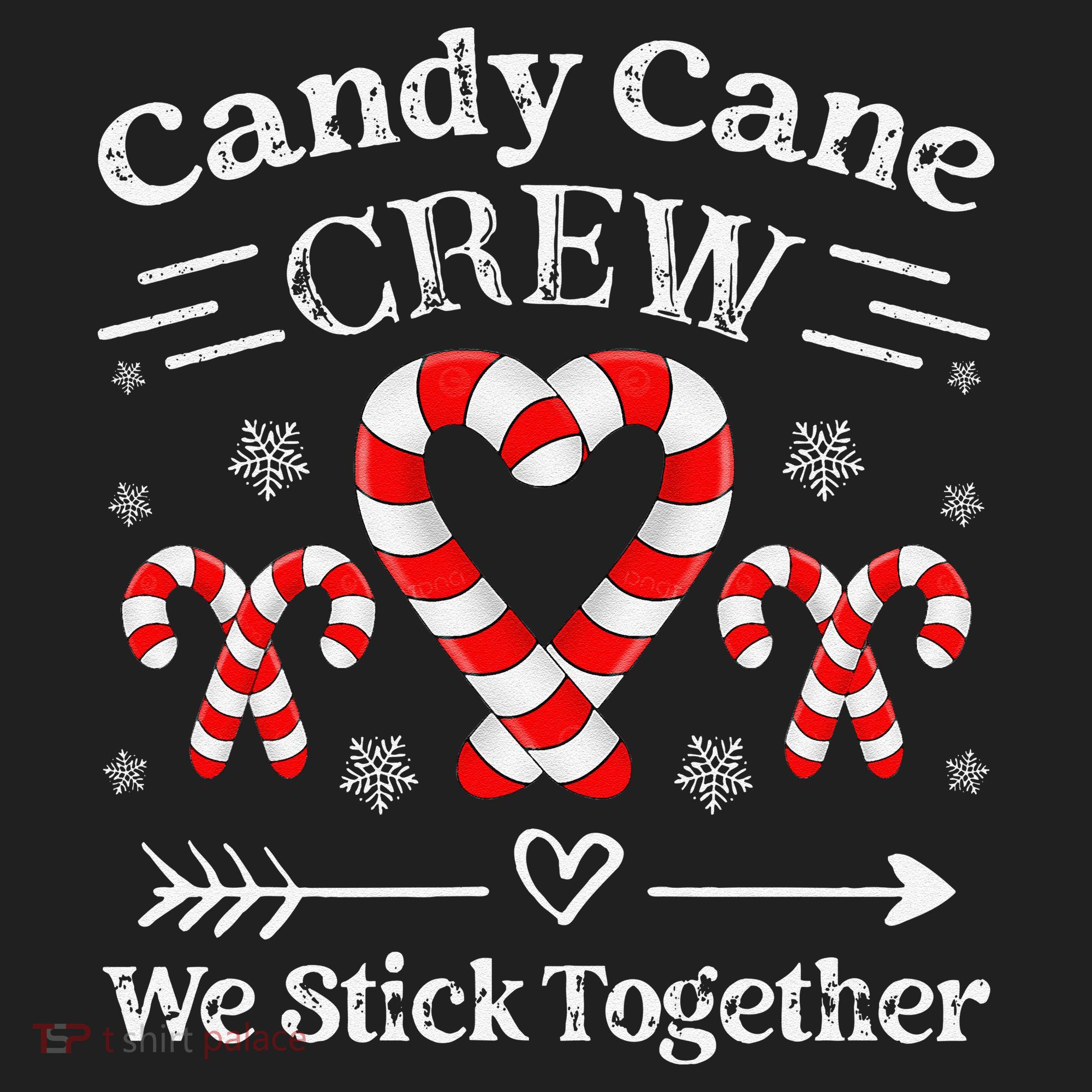 Candy Cane Crew Family Matching Christmas Xmas Women's Sweatshirt