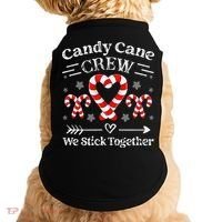 Candy Cane Crew Family Matching Christmas Xmas Doggie Tank thumb 0