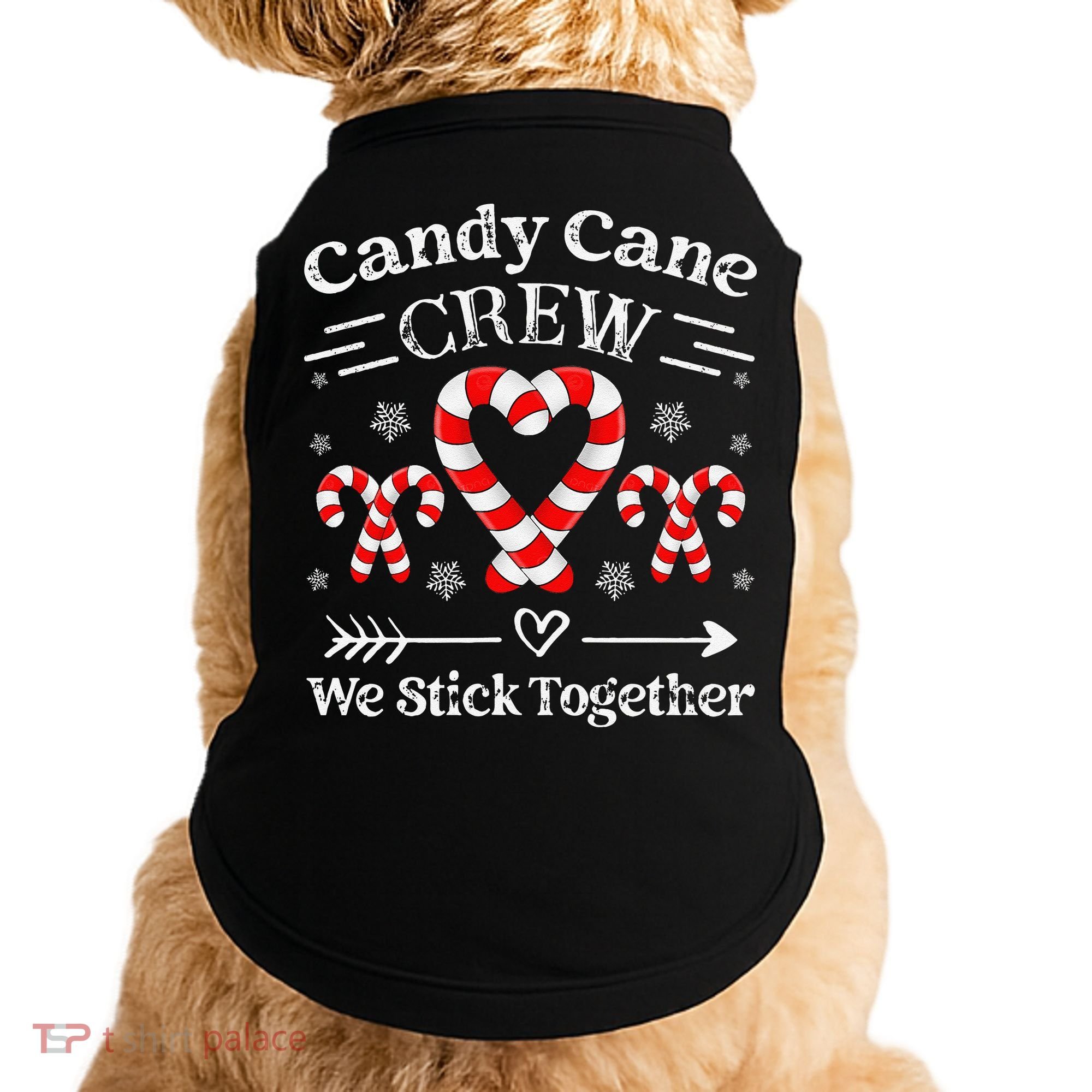 Candy Cane Crew Family Matching Christmas Xmas Doggie Tank