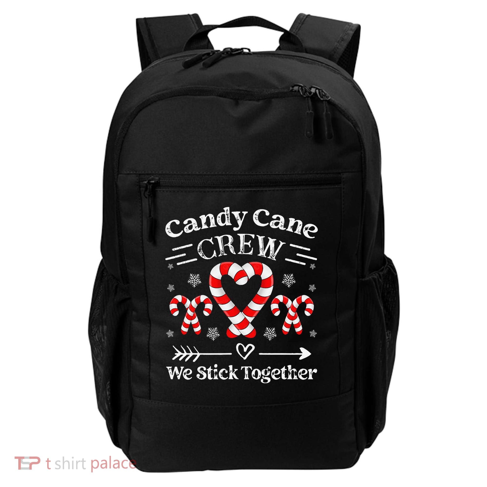 Candy Cane Crew Family Matching Christmas Xmas Backpack