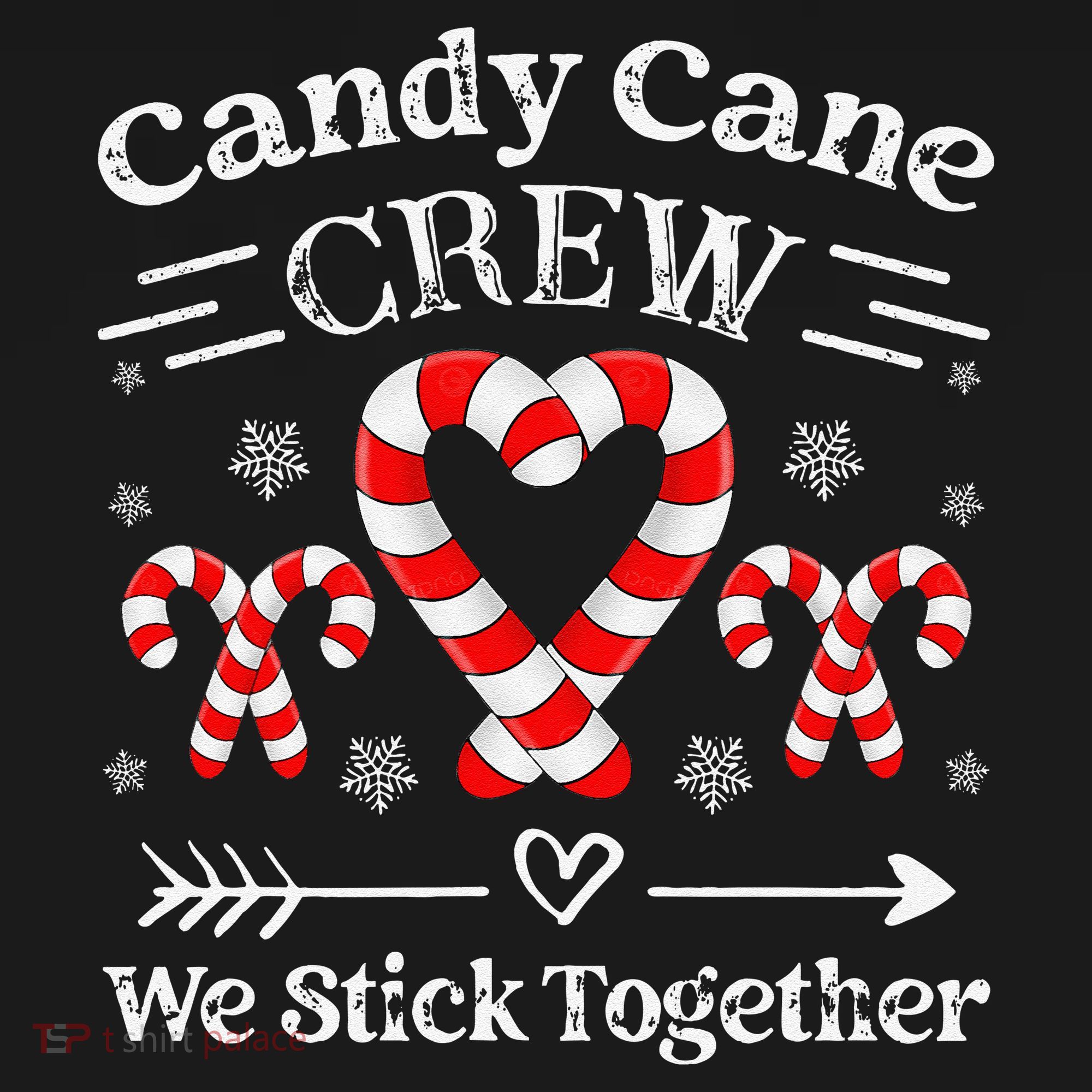 Candy Cane Crew Family Matching Christmas Xmas Women's Hoodie