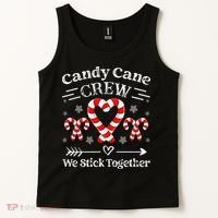 Candy Cane Crew Family Matching Christmas Xmas Tank Top thumb 2