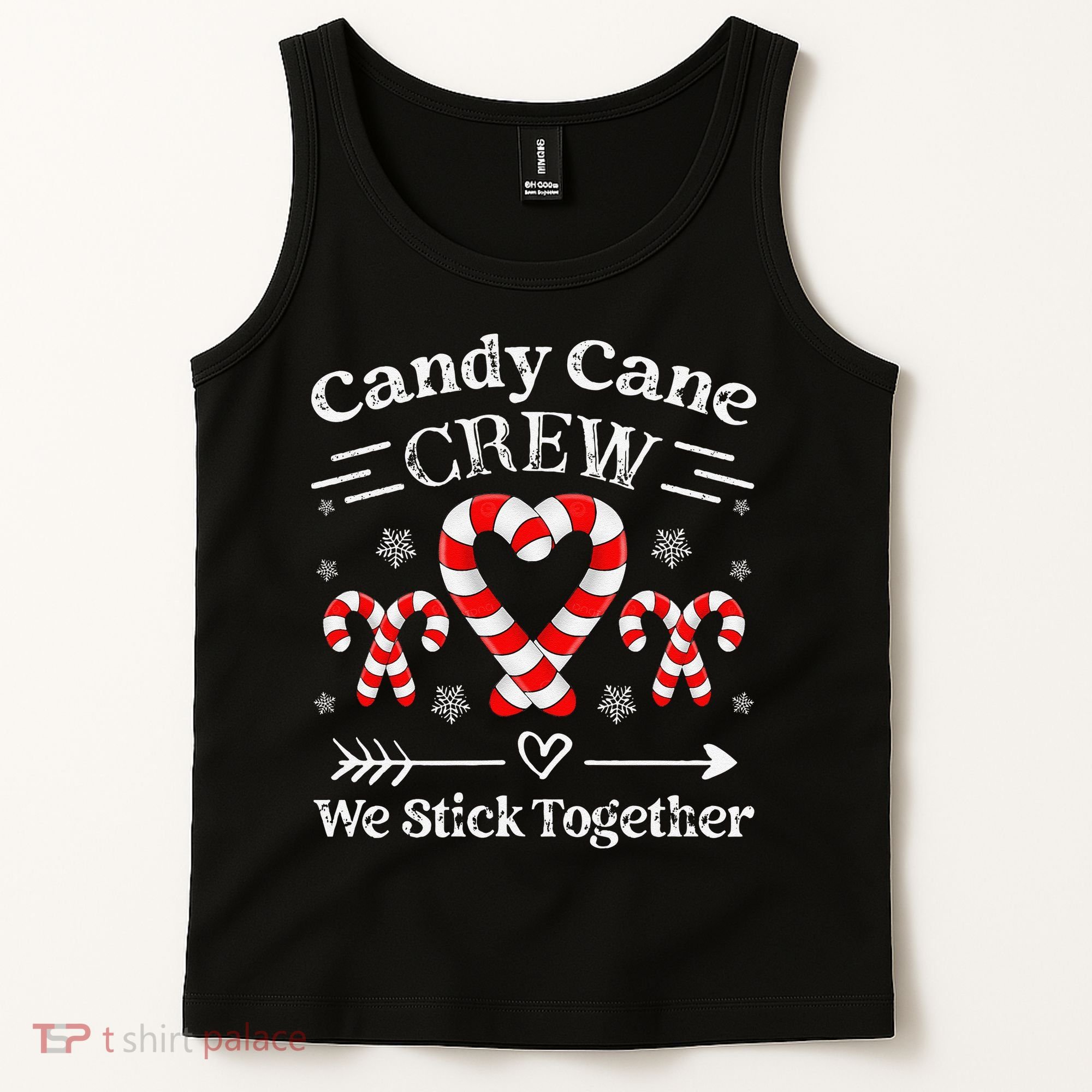 Candy Cane Crew Family Matching Christmas Xmas Tank Top