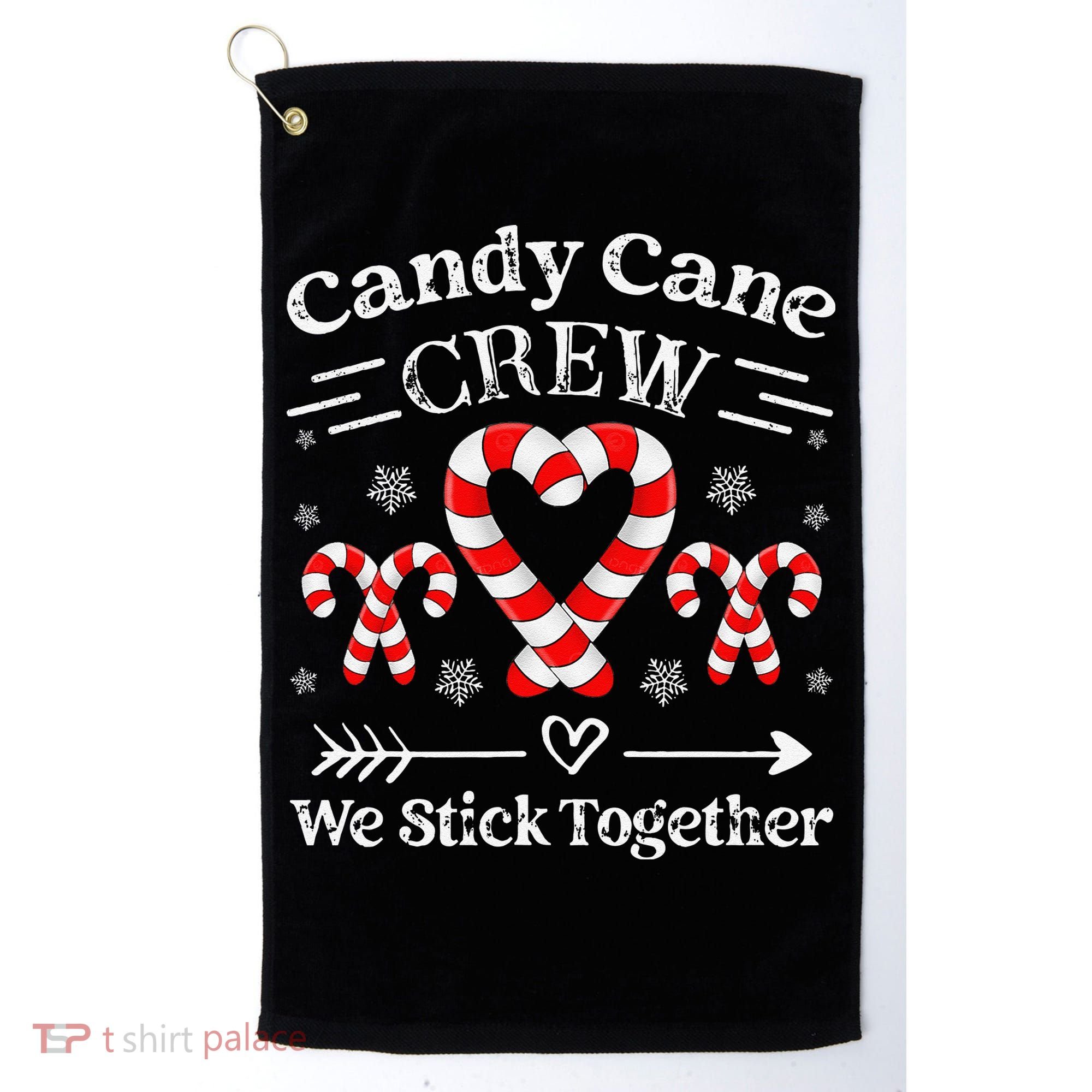 Candy Cane Crew Family Matching Christmas Xmas Golf Towel