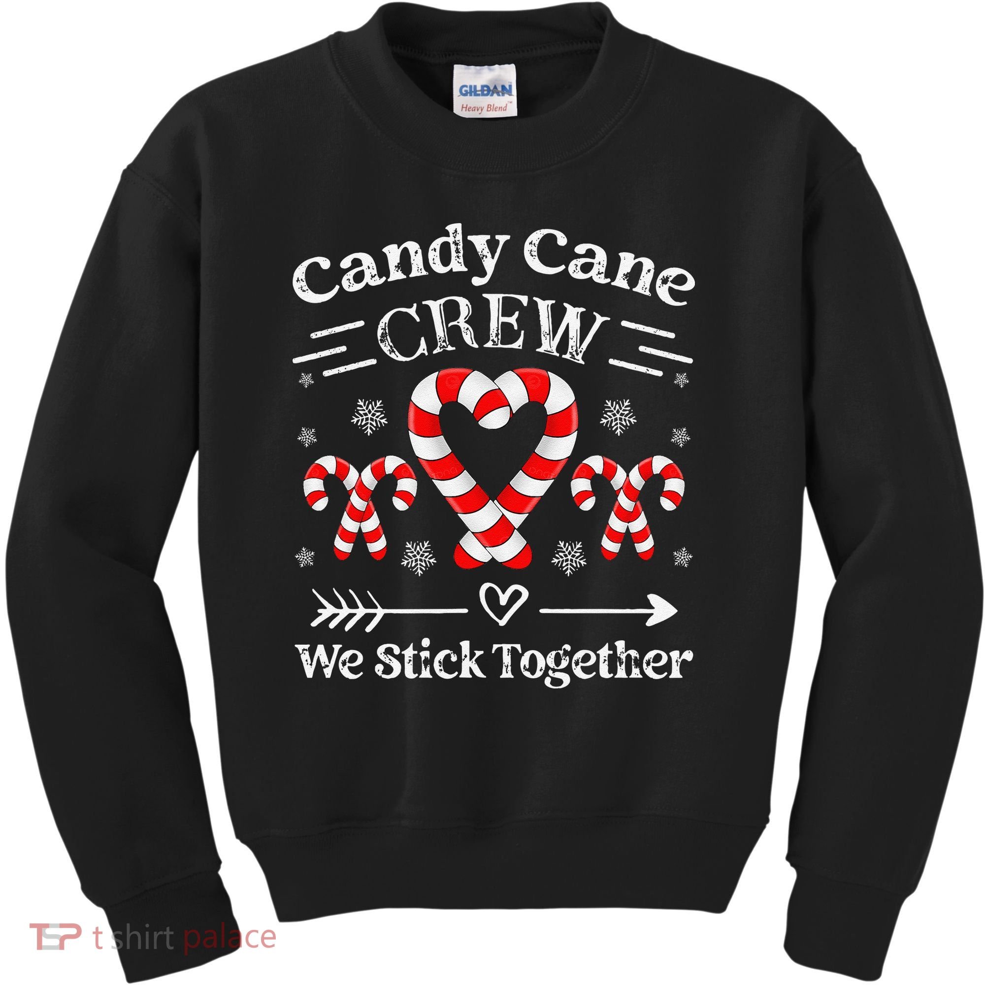 Candy Cane Crew Family Matching Christmas Xmas Kids Sweatshirt