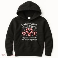 Candy Cane Crew Family Matching Christmas Xmas Kids Hoodie thumb 0