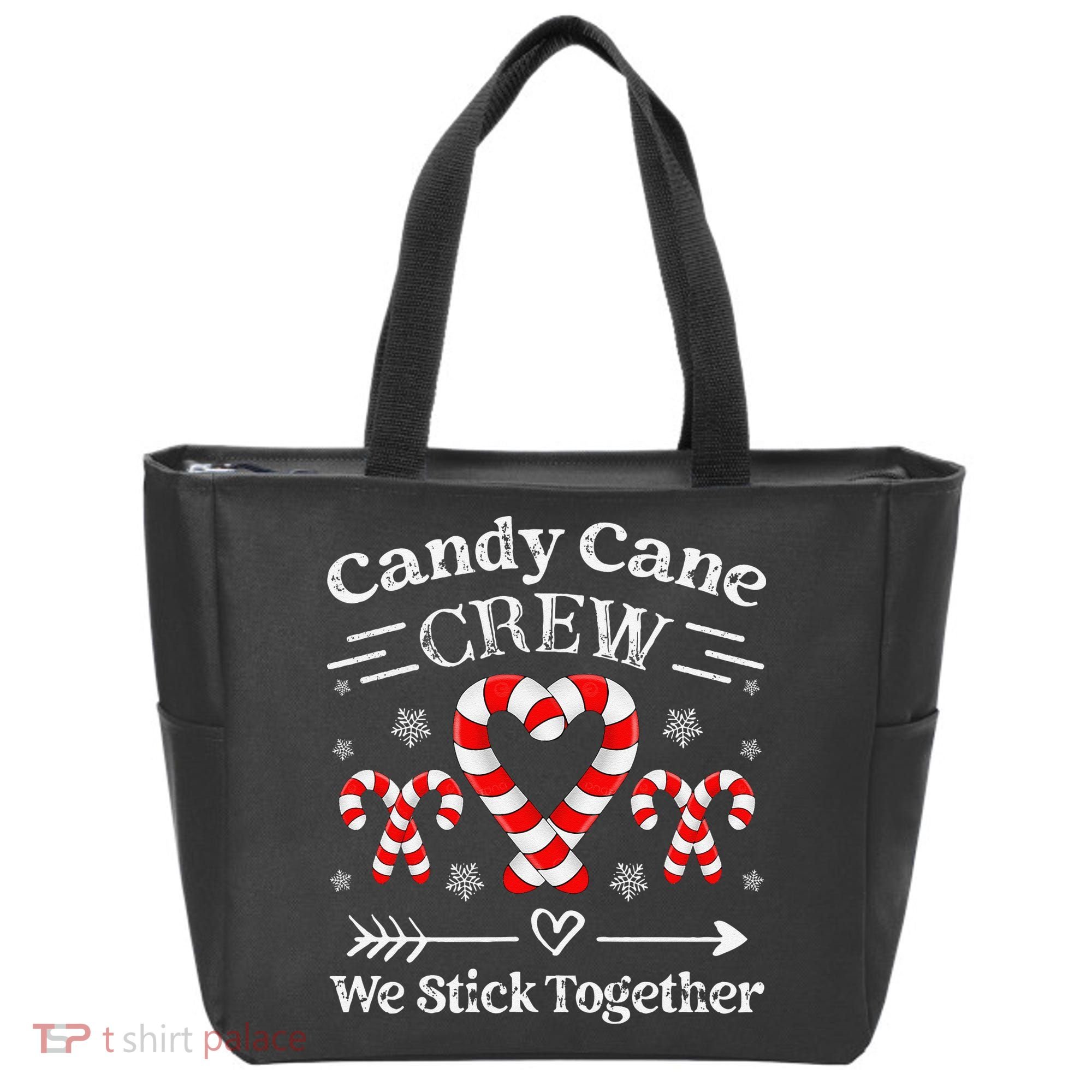 Candy Cane Crew Family Matching Christmas Xmas Tote Bag
