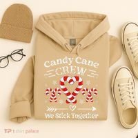 Candy Cane Crew Family Matching Christmas Xmas Hoodie thumb 4