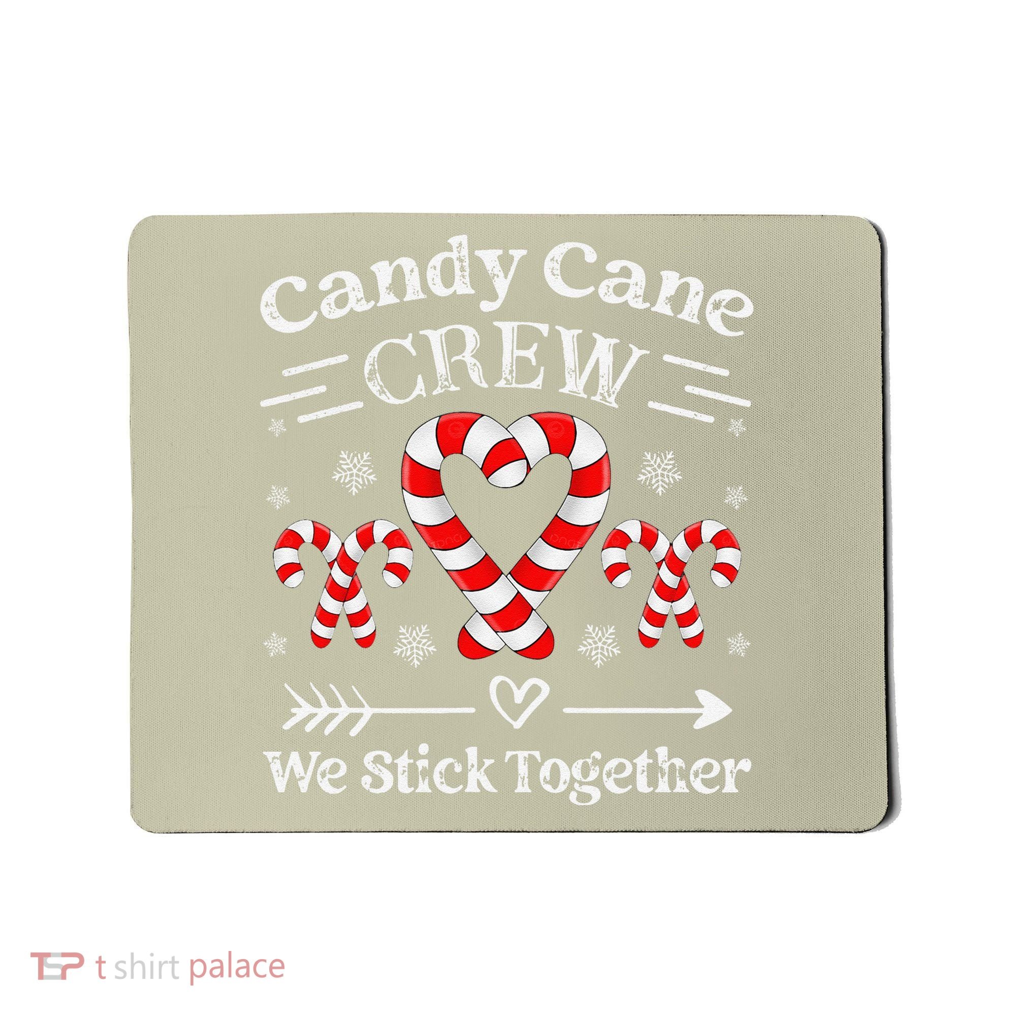 Candy Cane Crew Family Matching Christmas Xmas Mousepad