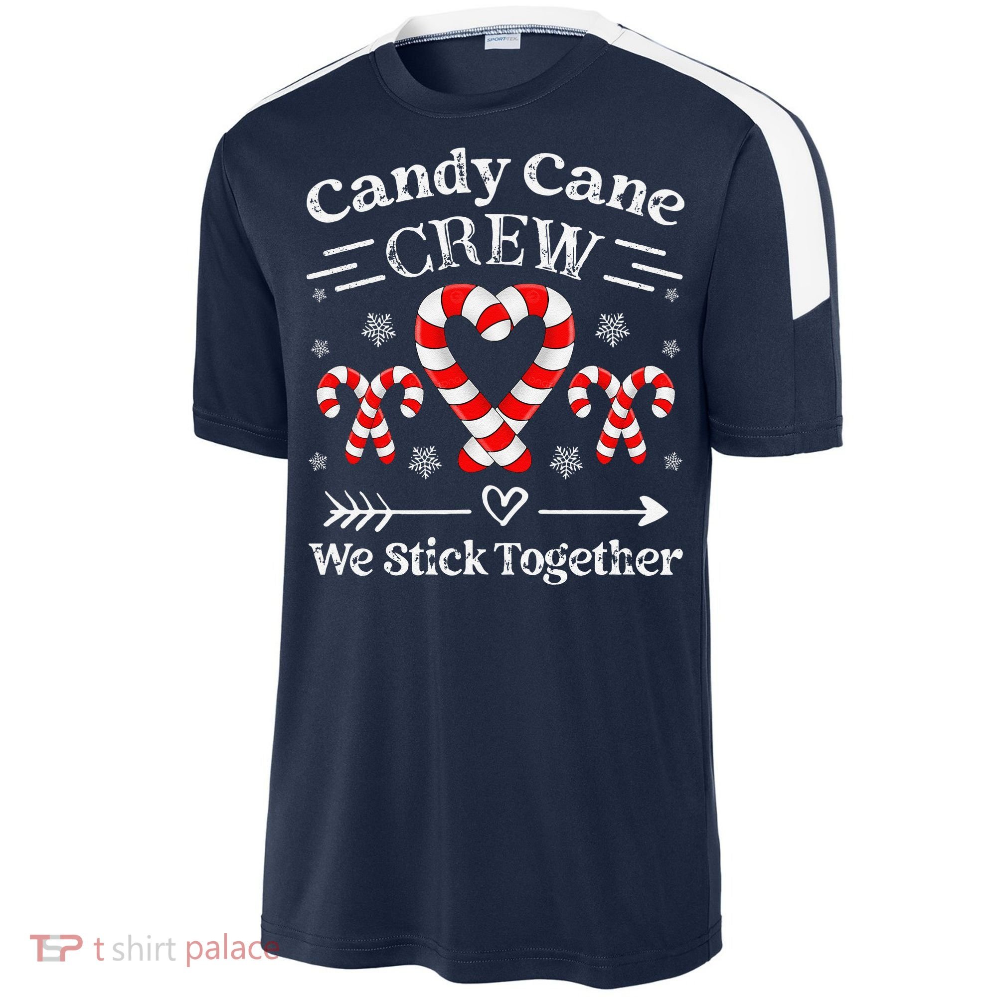 Candy Cane Crew Family Matching Christmas Xmas Sport-Tek Competitor United Soccer Jersey