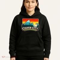 Culver City California Wave Retro Hoodie thumb 5