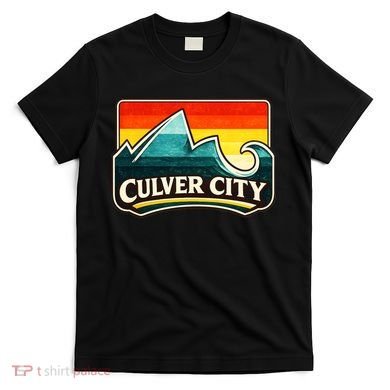 Culver City California Wave Retro T-Shirt