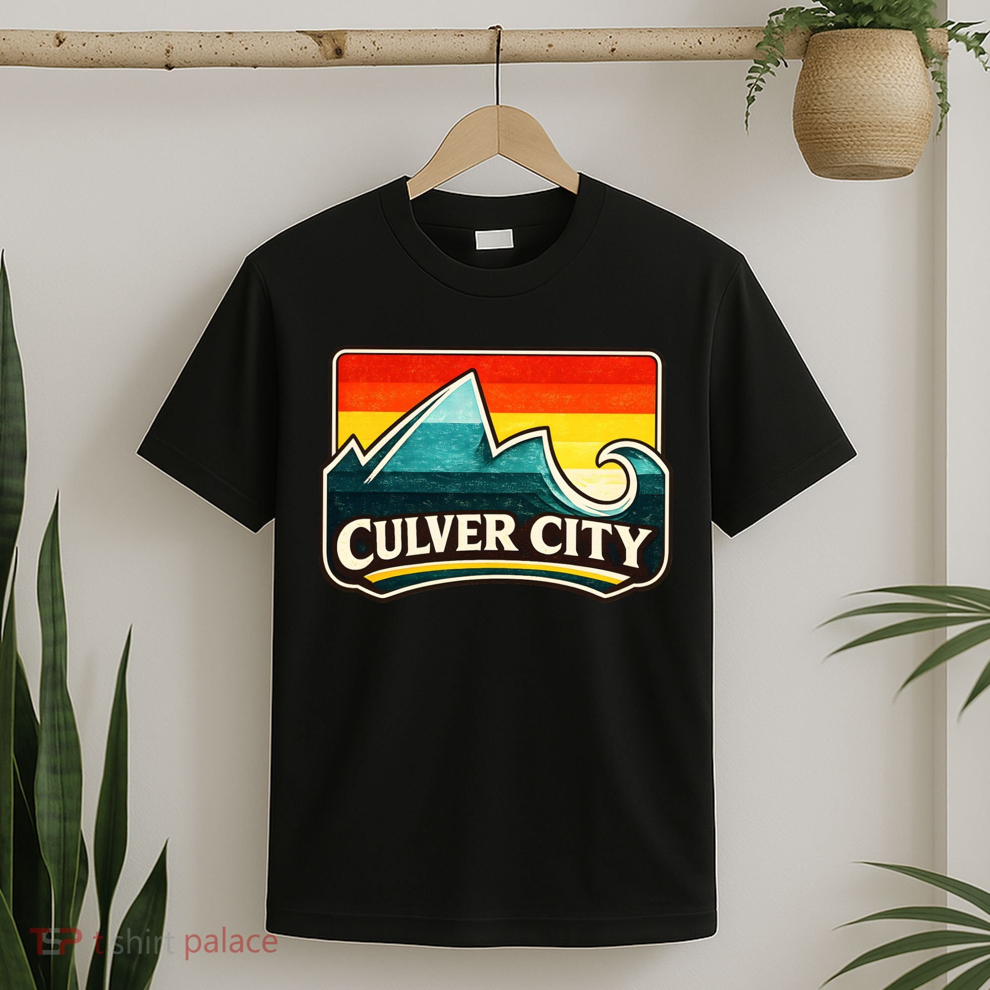 Culver City California Wave Retro T-Shirt