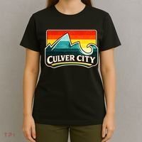 Culver City California Wave Retro T-Shirt thumb 4