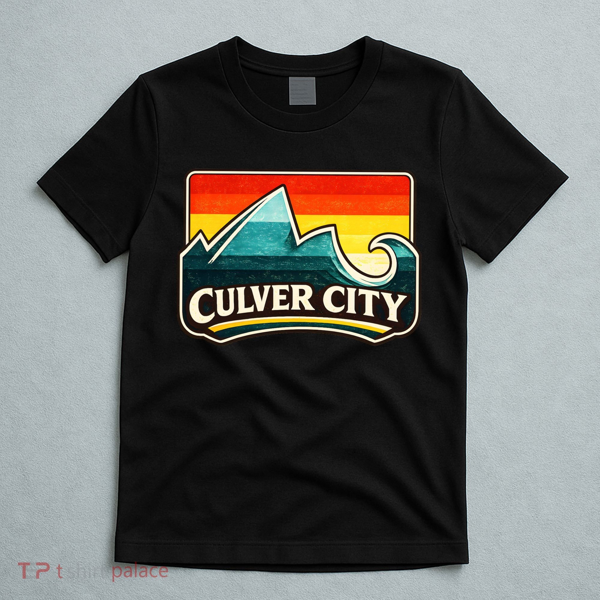 Culver City California Wave Retro T-Shirt