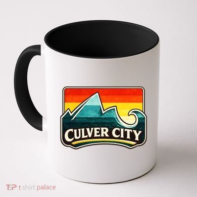 Culver City California Wave Retro Coffee Mug