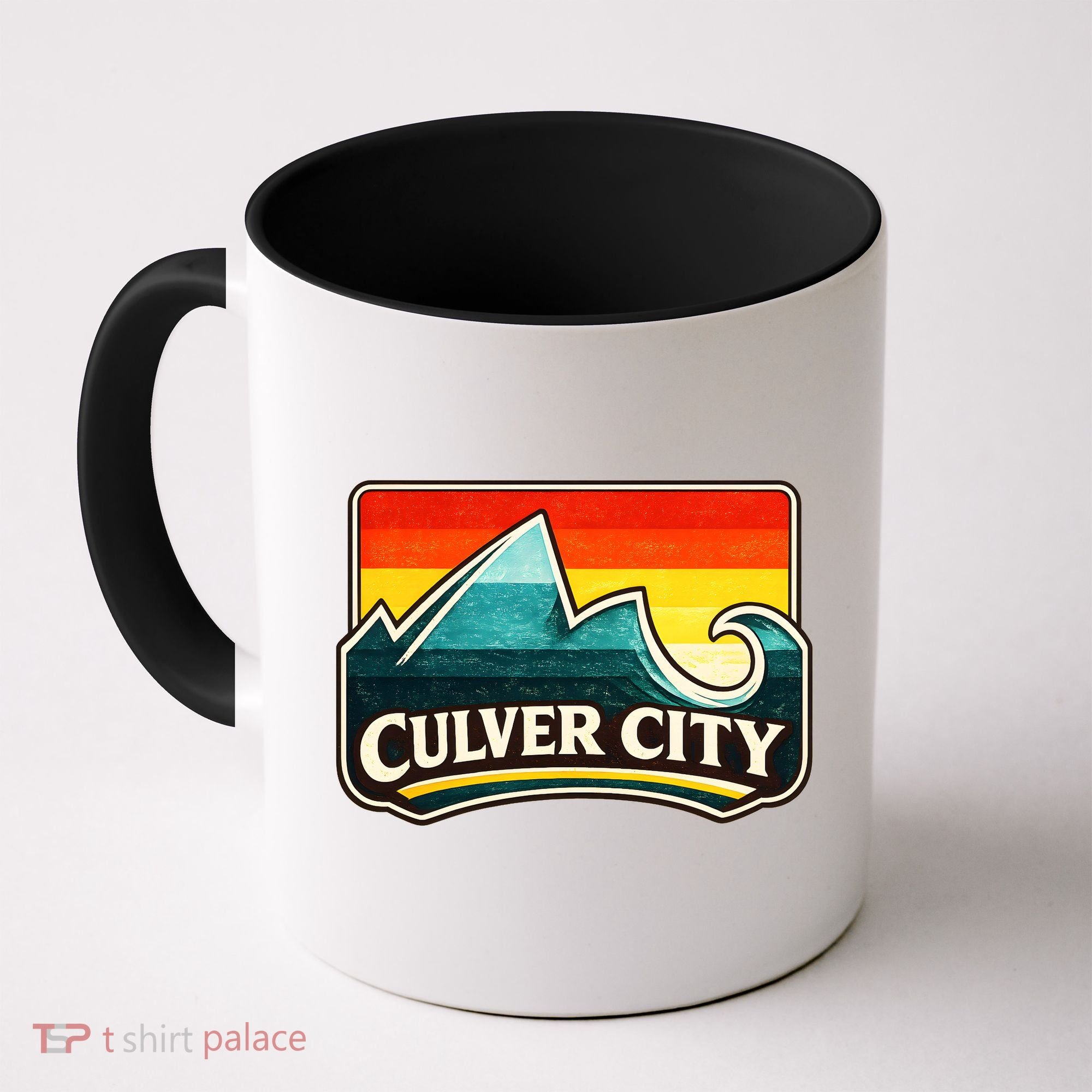 Culver City California Wave Retro Coffee Mug