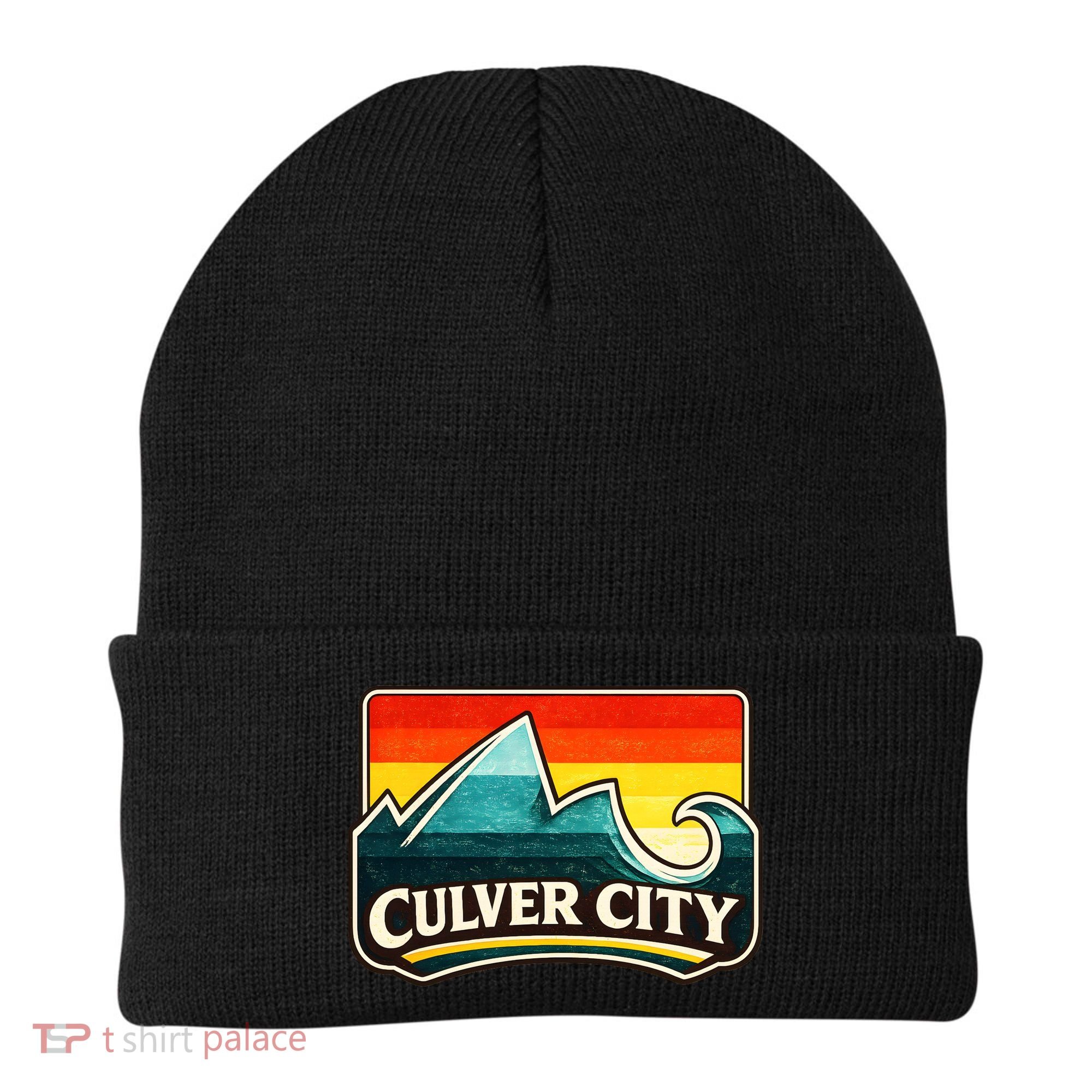Culver City California Wave Retro Beanie