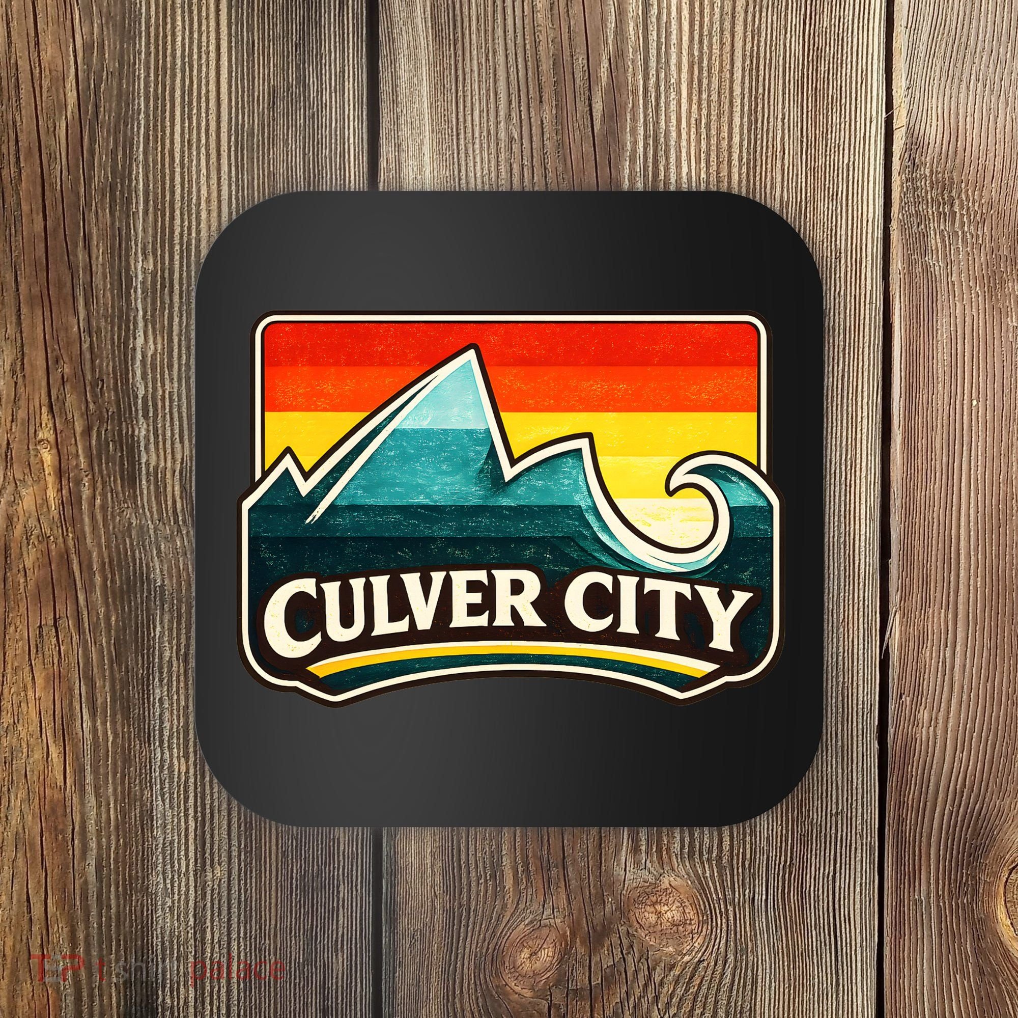 Culver City California Wave Retro Coaster
