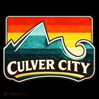 Culver City California Wave Retro Women's Hoodie thumb 2