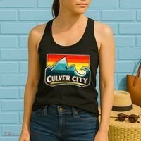 Culver City California Wave Retro Women's Tank Top thumb 2