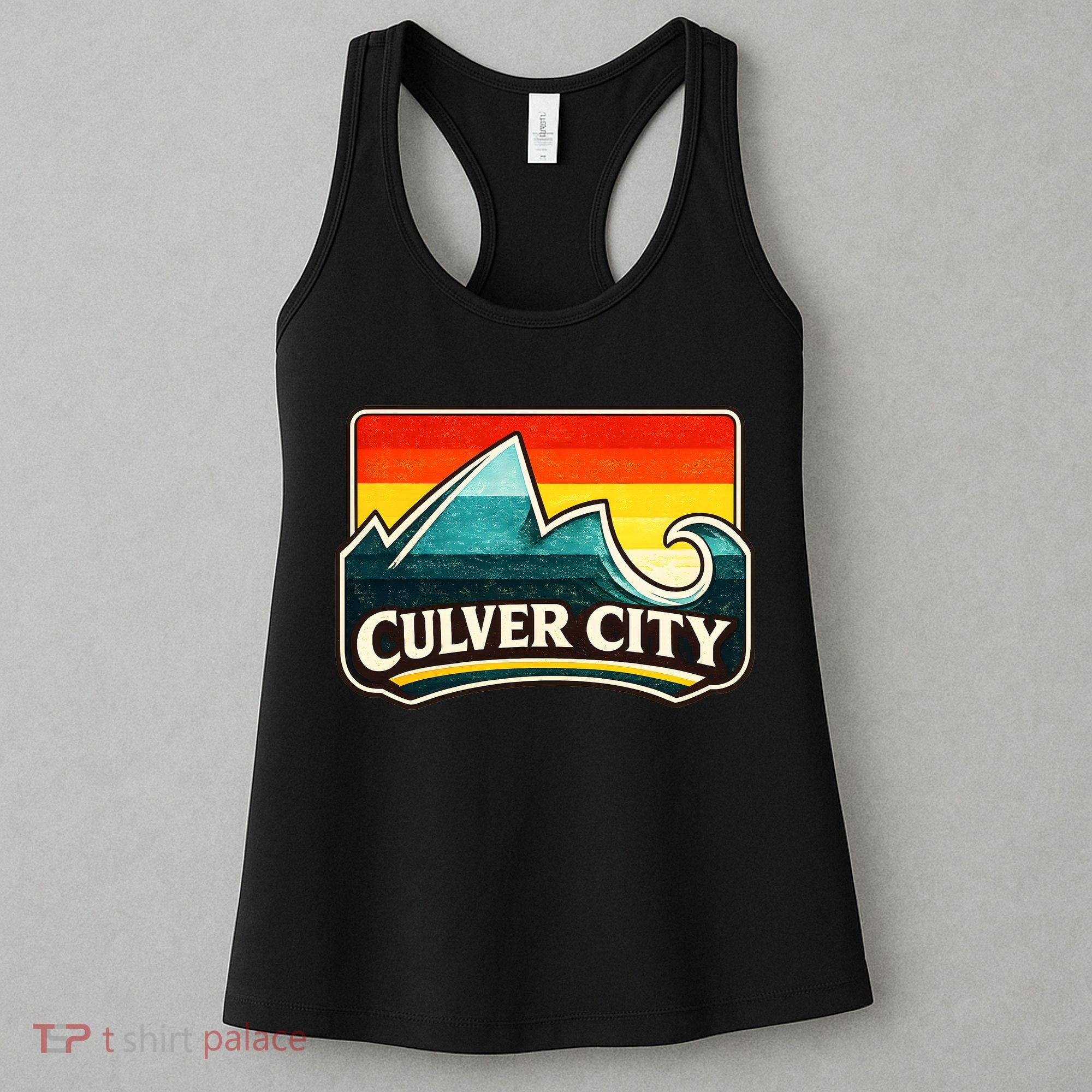 Culver City California Wave Retro Women's Tank Top