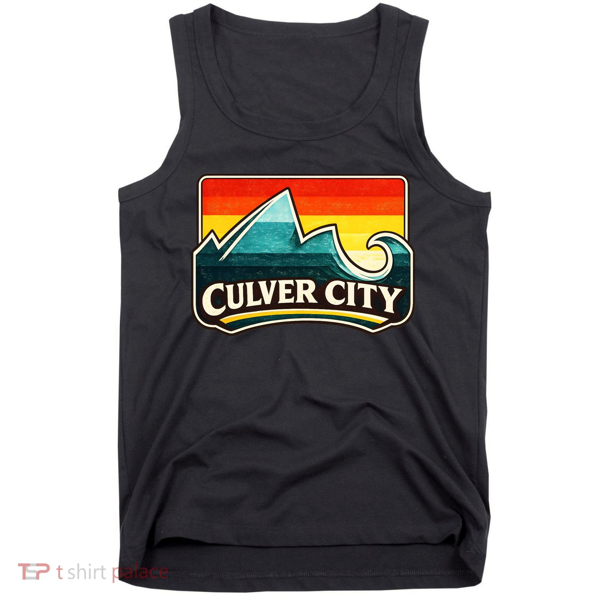 Culver City California Wave Retro Tank Top
