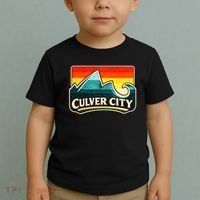 Culver City California Wave Retro Toddler T-Shirt thumb 2