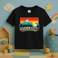 Culver City California Wave Retro Toddler T-Shirt thumb 3