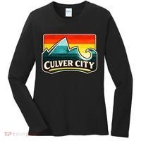 Culver City California Wave Retro Women's Long Sleeve Shirt thumb 0