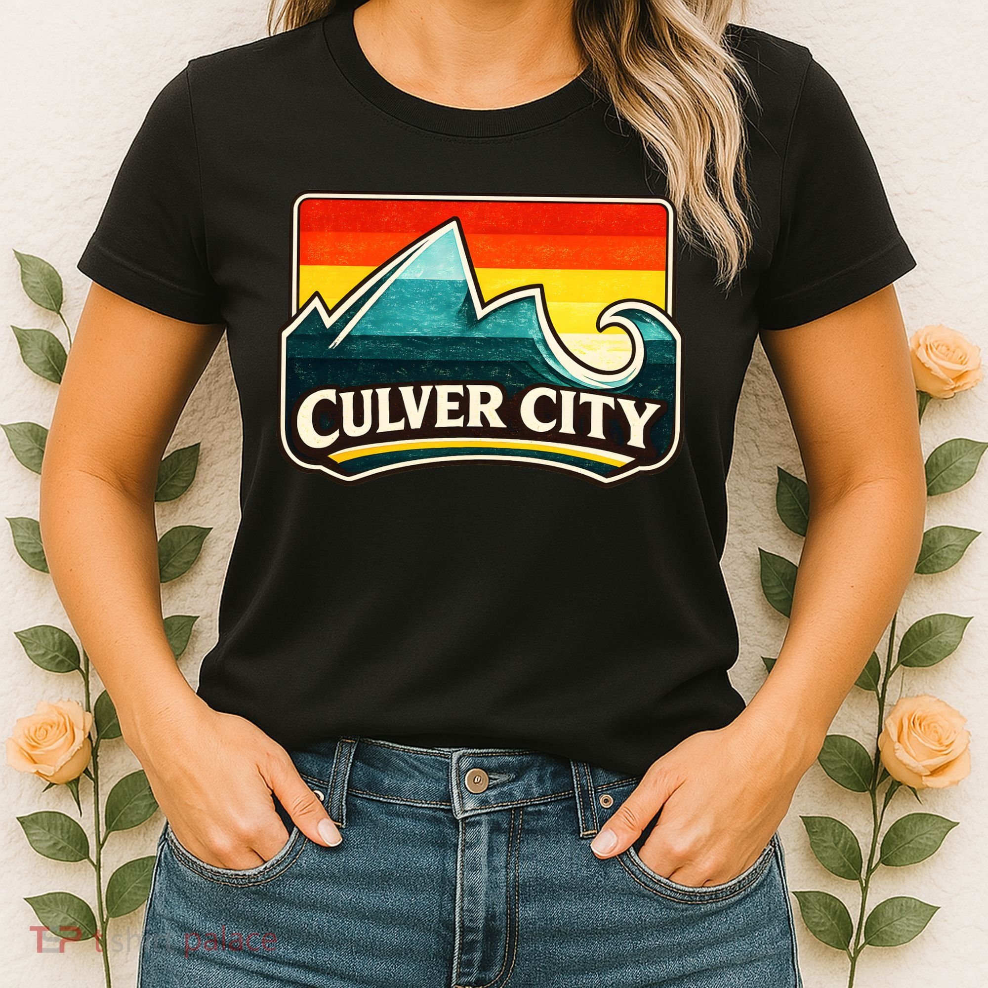 Culver City California Wave Retro Women's T-Shirt