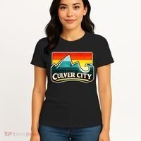 Culver City California Wave Retro Women's T-Shirt thumb 4