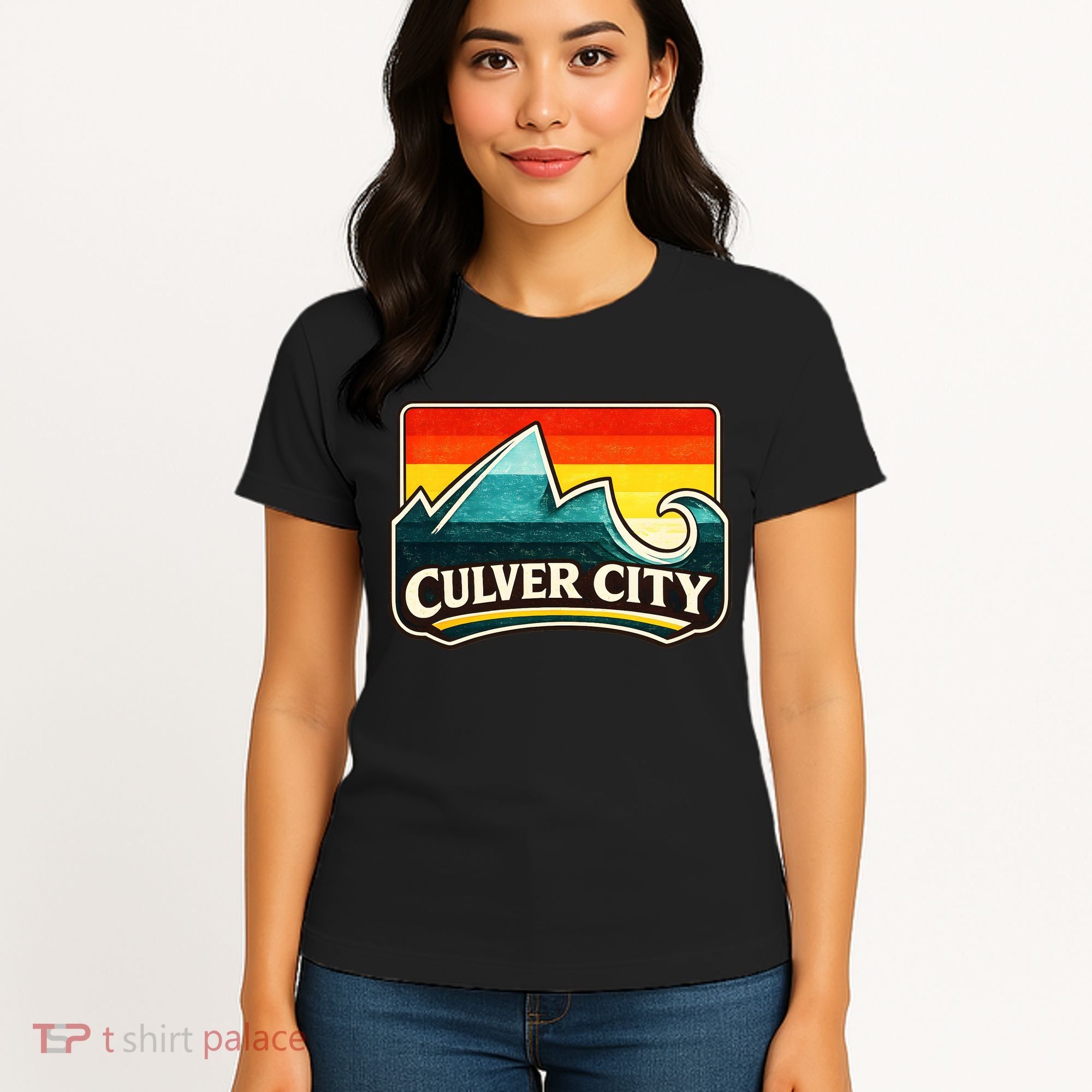 Culver City California Wave Retro Women's T-Shirt