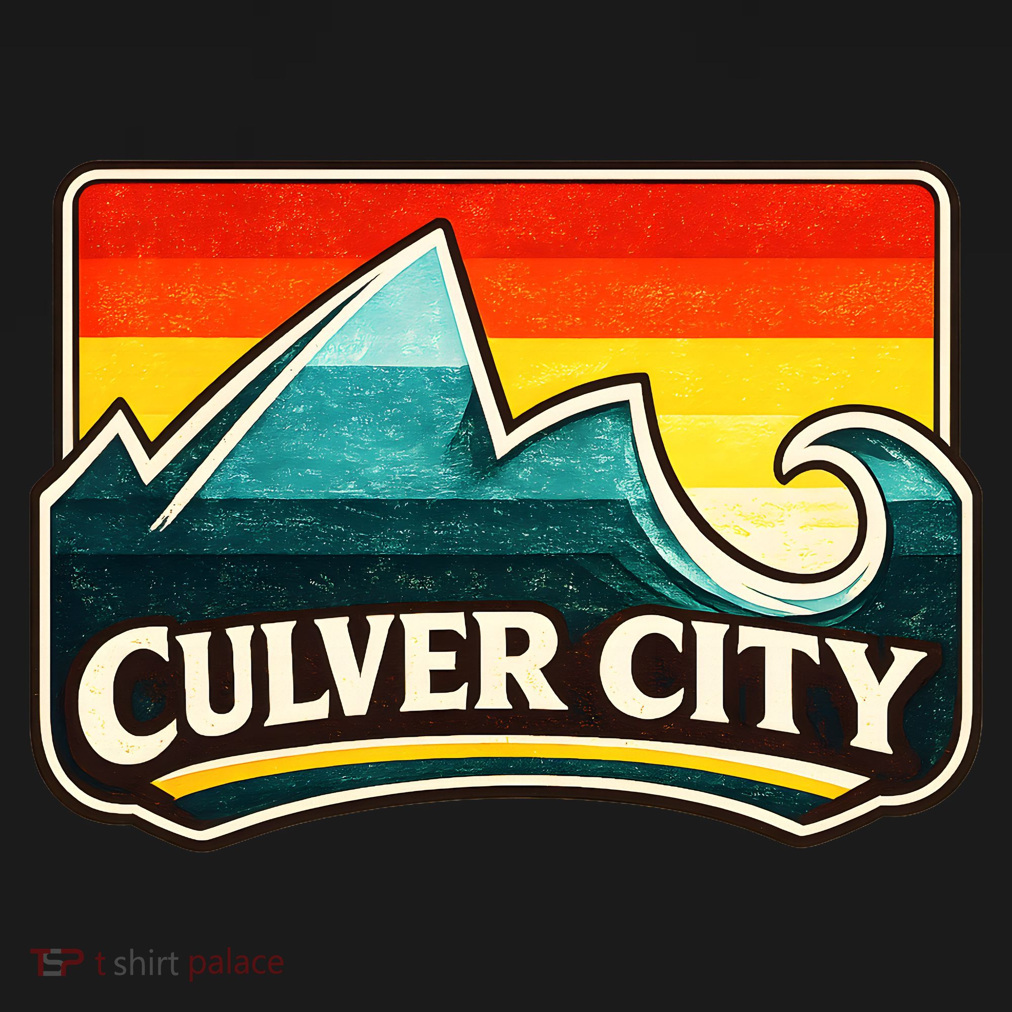 Culver City California Wave Retro Women's T-Shirt