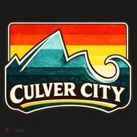 Culver City California Wave Retro Kids T-Shirt thumb 4