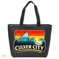 Culver City California Wave Retro Tote Bag thumb 0