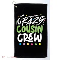 Crazy Cousin Crew Green Meaningful Gift Golf Towel thumb 0