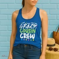 Crazy Cousin Crew Green Meaningful Gift Women's Tank Top thumb 2