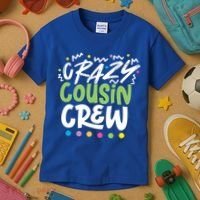 Crazy Cousin Crew Green Meaningful Gift Kids T-Shirt thumb 3