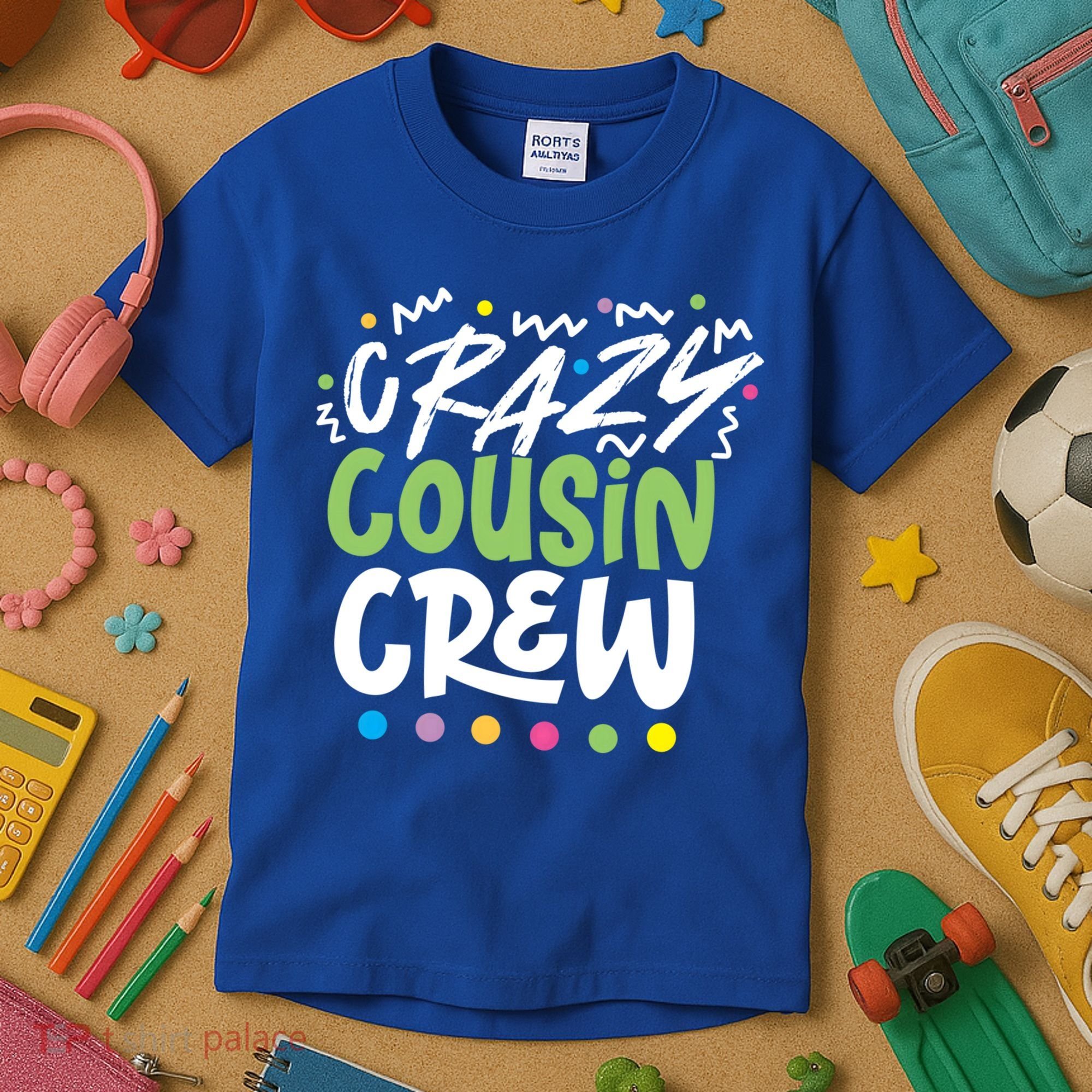 Crazy Cousin Crew Green Meaningful Gift Kids T-Shirt