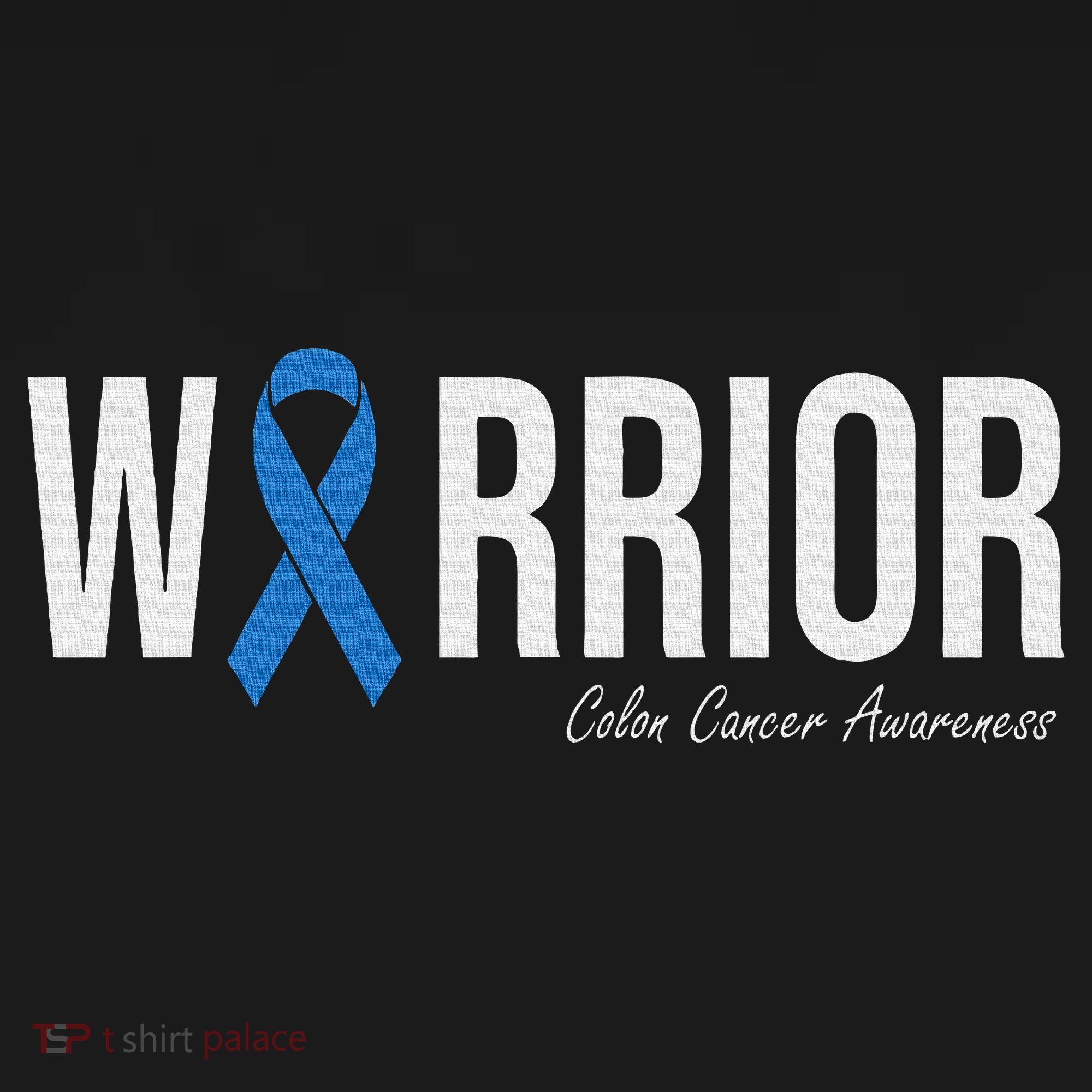 Colorectal Cancer Colon Cancer Blue Ribbon T-Shirt