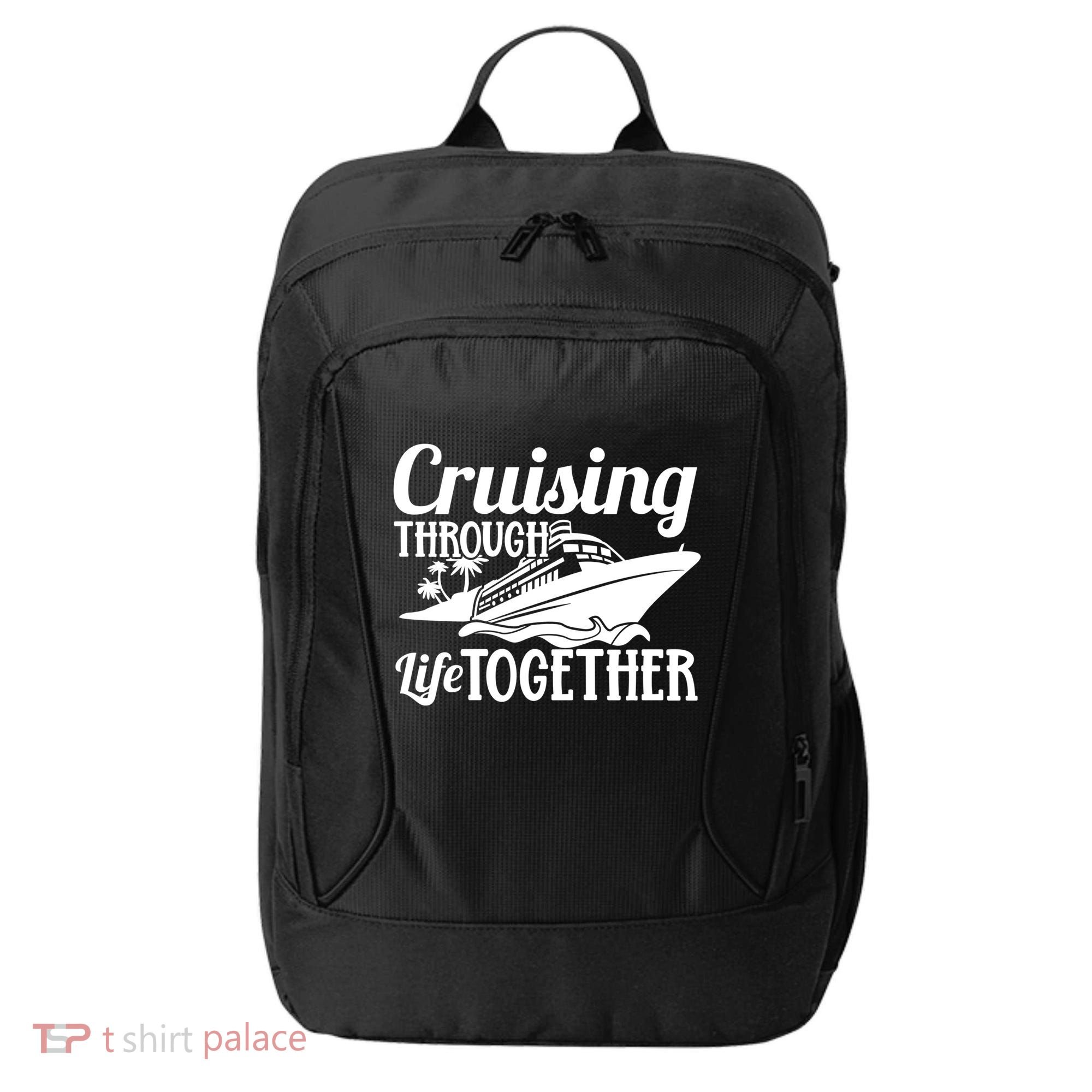 Couple Cruise Cruising Through Life Together Cute Gift City Backpack