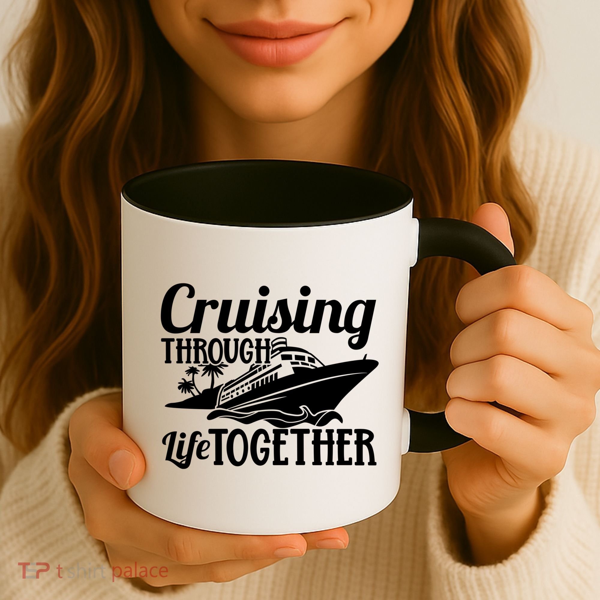 Couple Cruise Cruising Through Life Together Cute Gift Coffee Mug