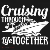Couple Cruise Cruising Through Life Together Cute Gift Women's Hoodie thumb 2